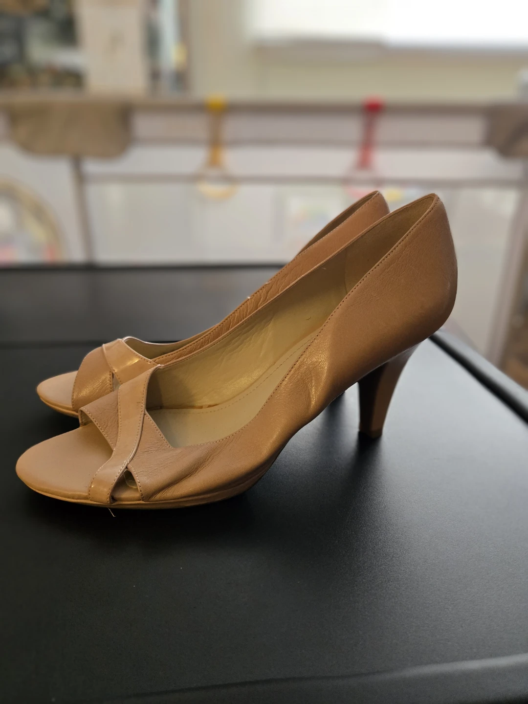 Naturalizer Open Toe Heels, Size 10 - photo 2