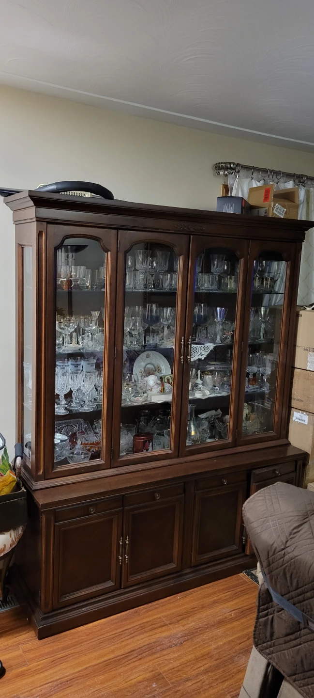 Dark Brown China Cabinet - photo 2