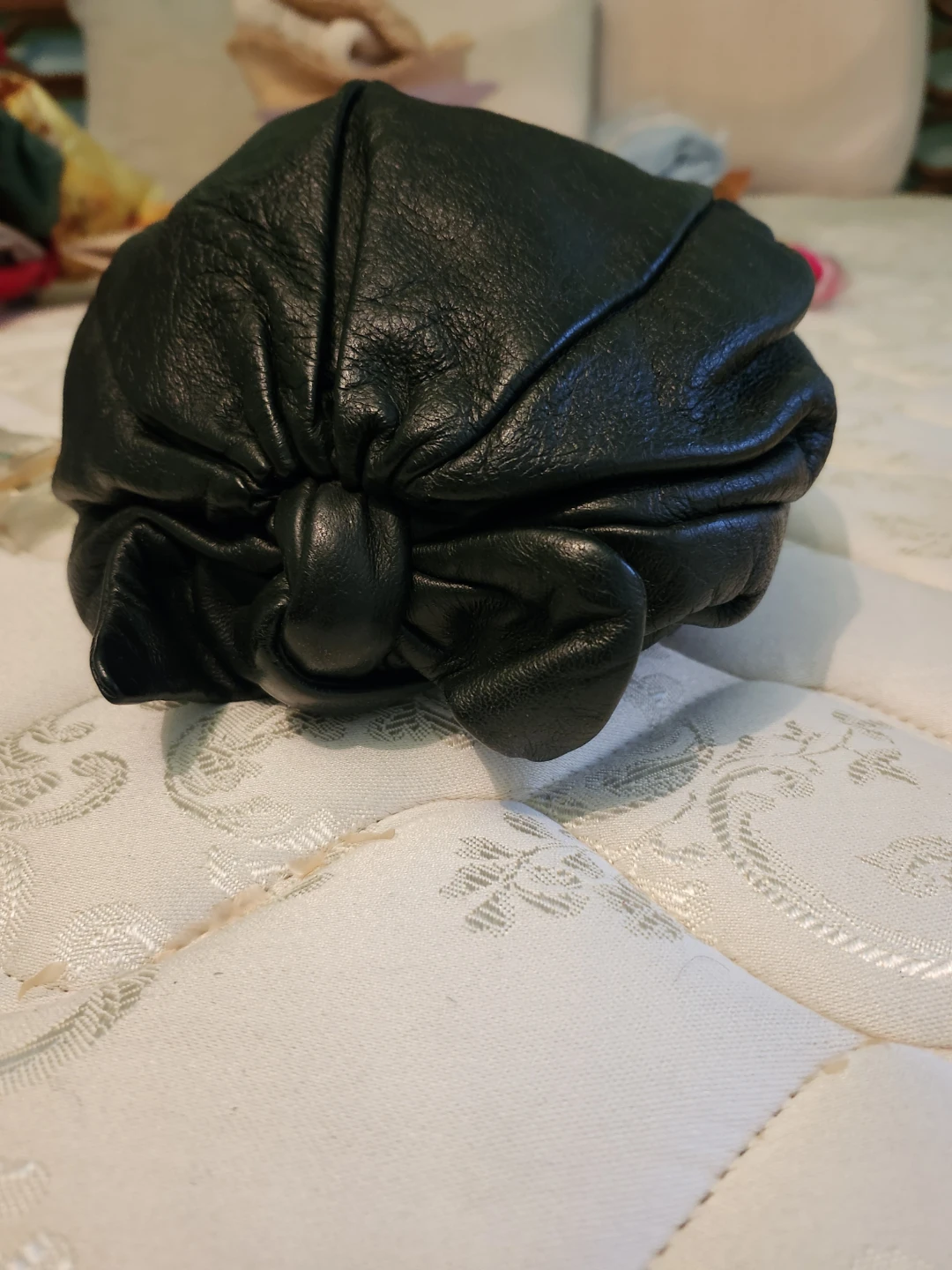Betmar New York Paris Black Leather Hat