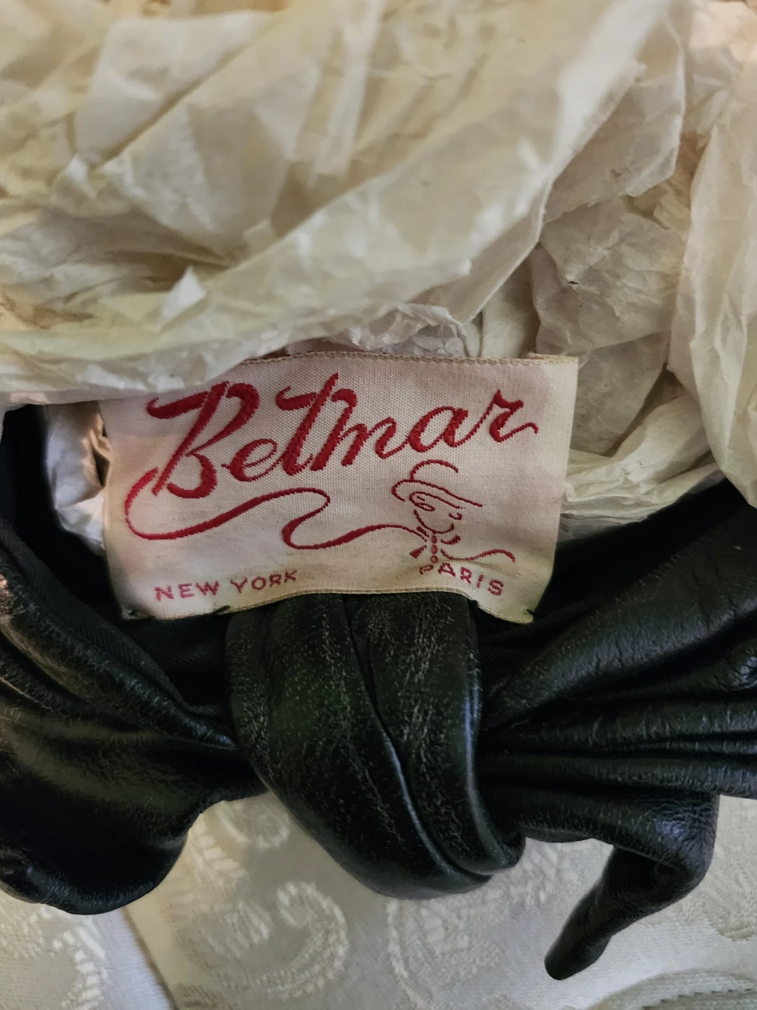 Betmar New York Paris Black Leather Hat - photo 2