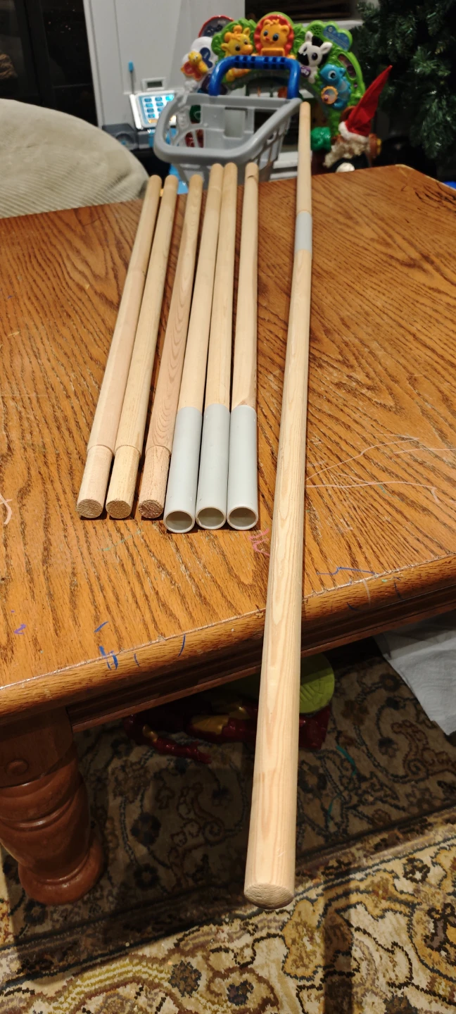 Wooden Dowel Rods, 35 inches