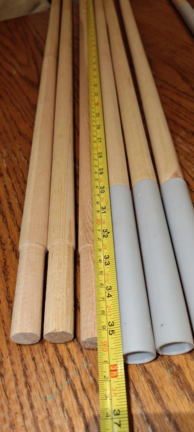 Wooden Dowel Rods, 35 inches - photo 2