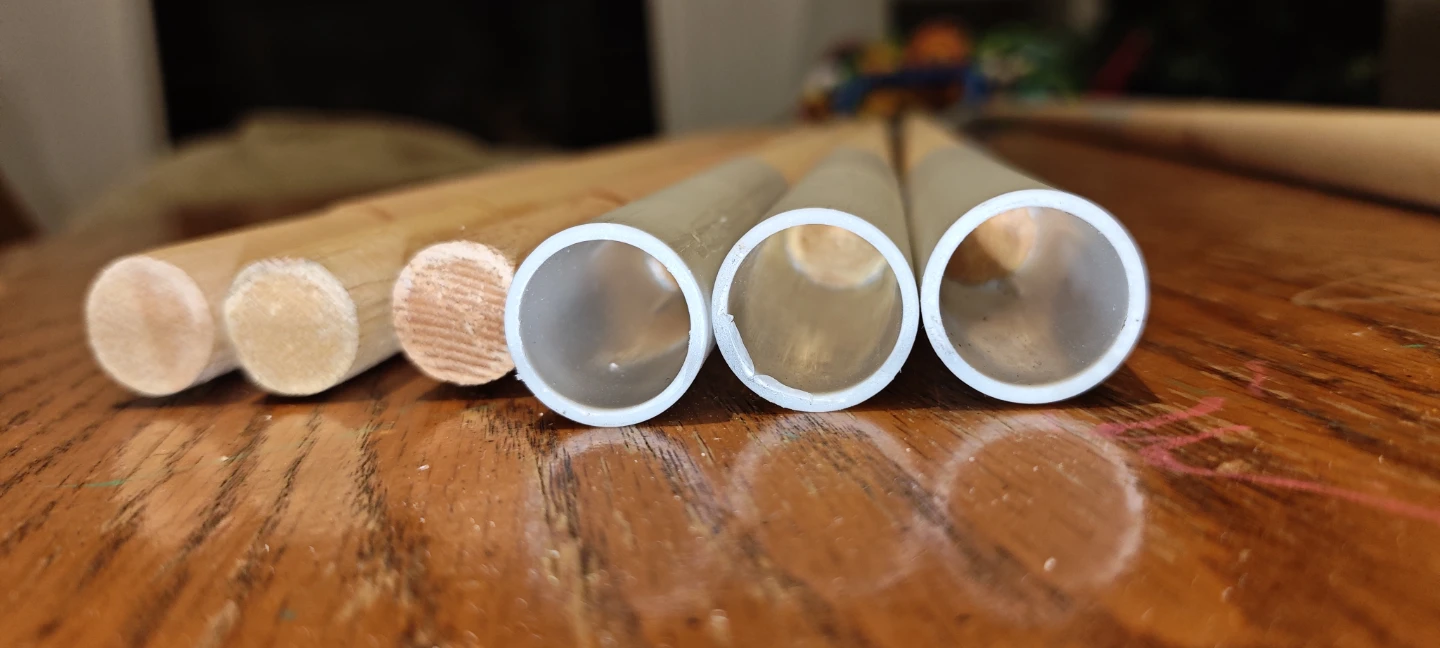 Wooden Dowel Rods, 35 inches - photo 3