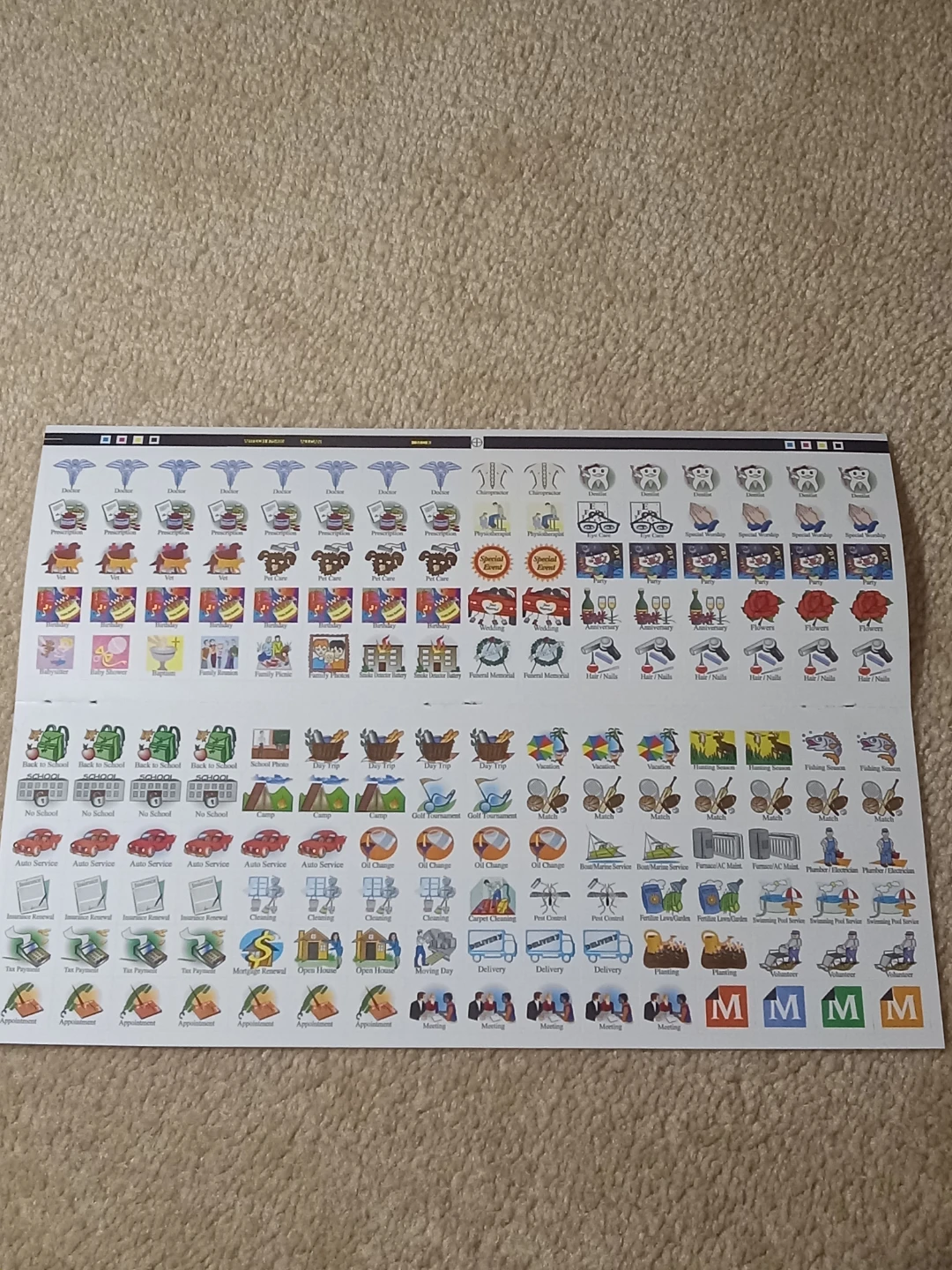 Calendar Planner Stickers