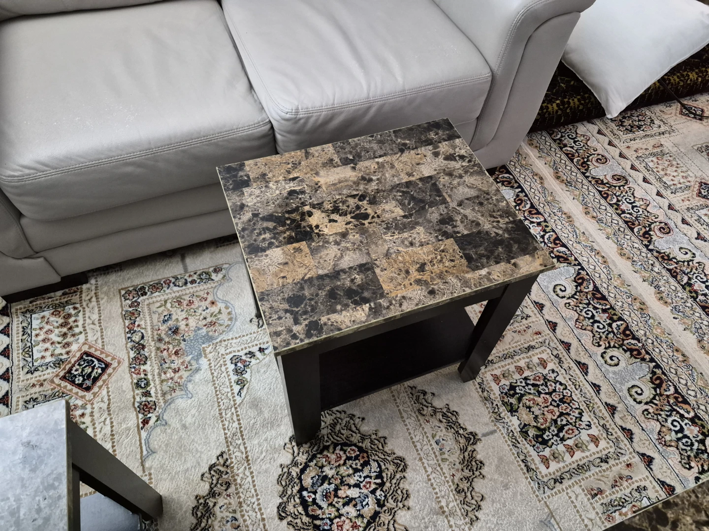 Beige sofas, TV with stand, Dining Table, Coffee tables for sale - photo 5