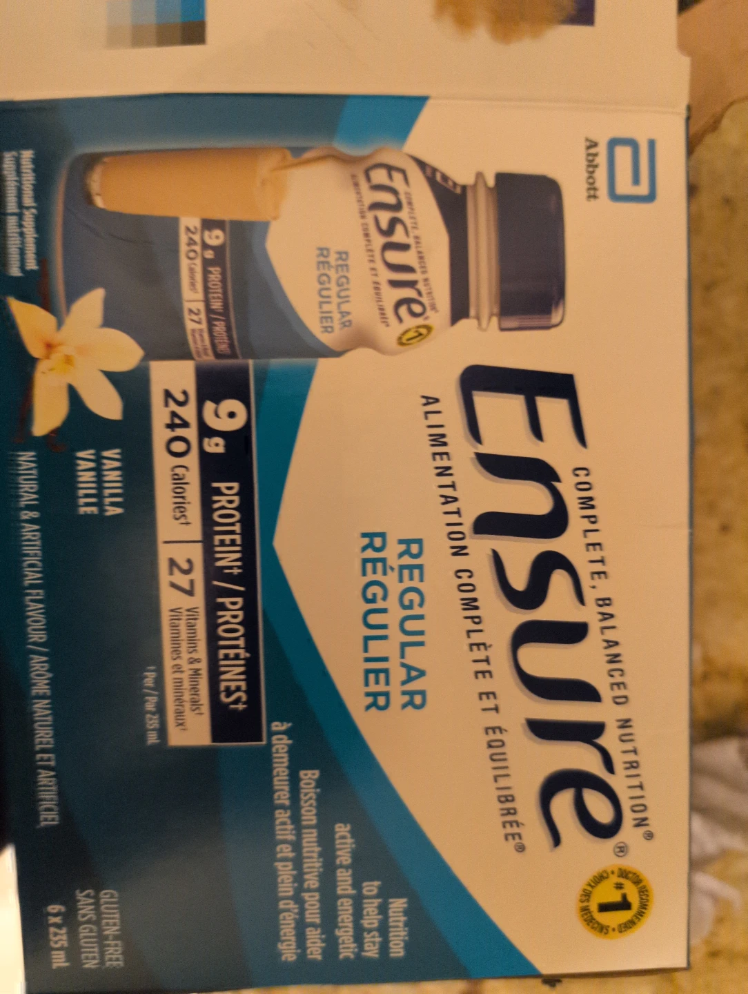 Ensure Regular Vanilla 6 x 235 mL