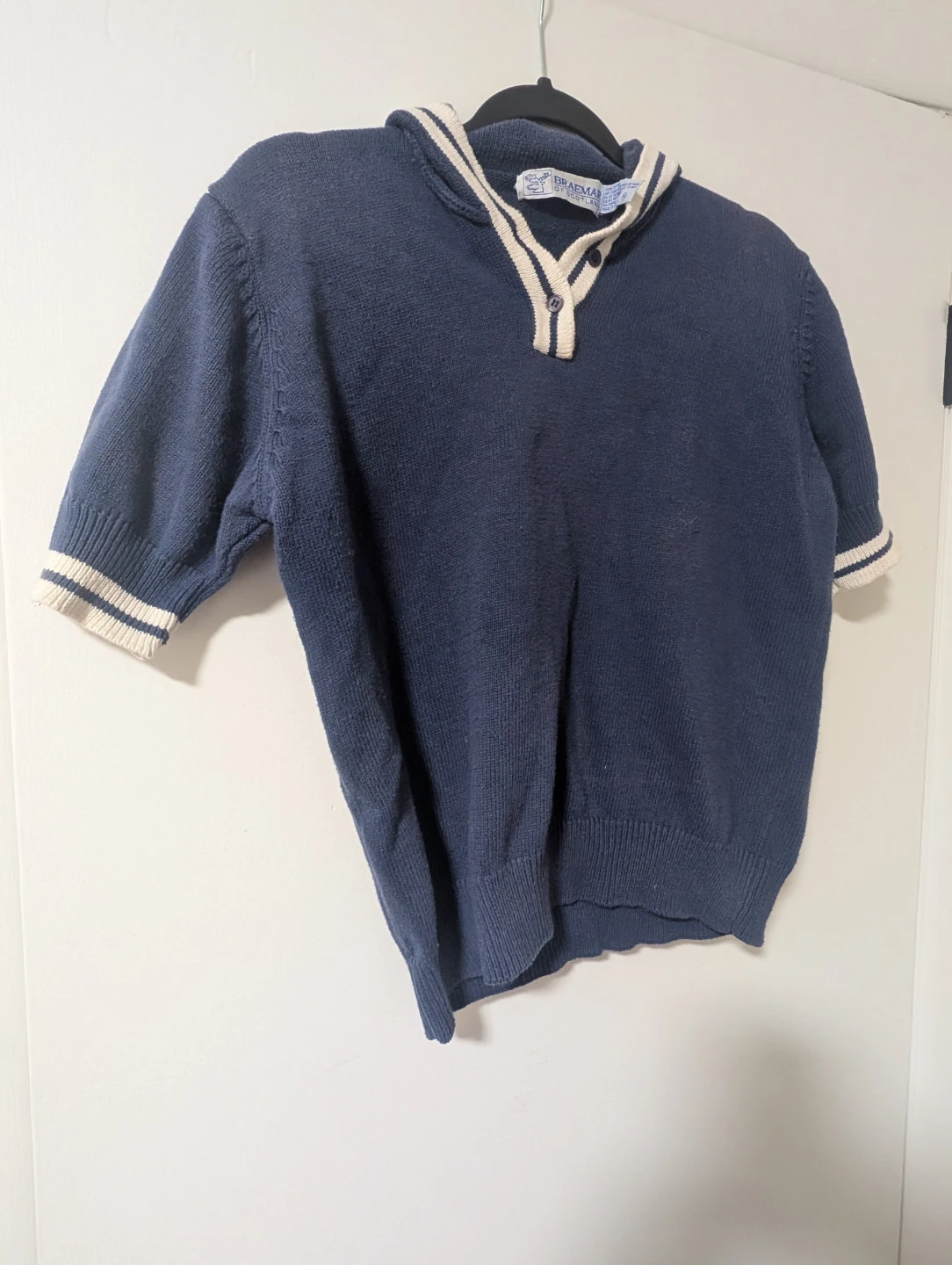 Braemar of Scotland Sailor Knit Top - Size 40