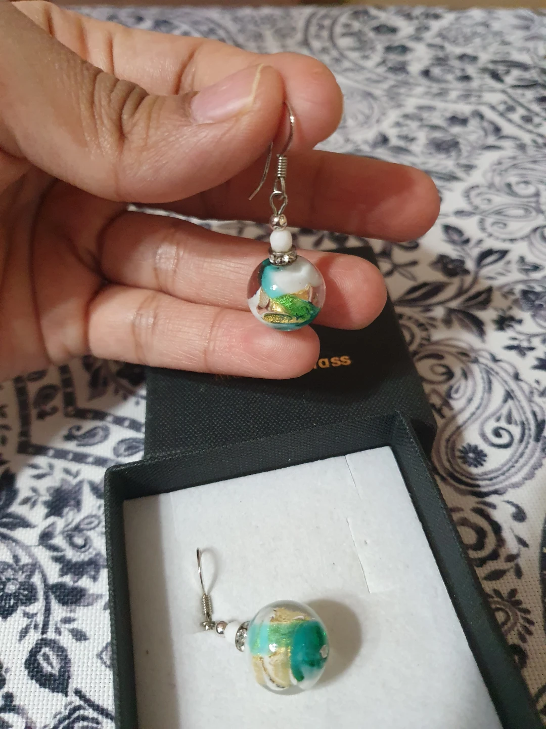 Murano Glass Earrings 🥕 - photo 2