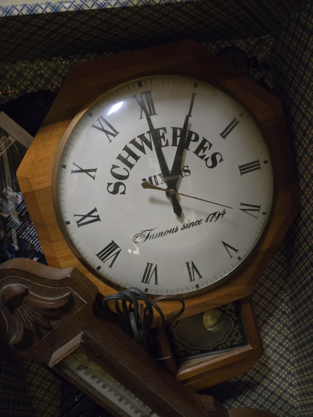 Schweppes "Famous since 1794" Wall Clock