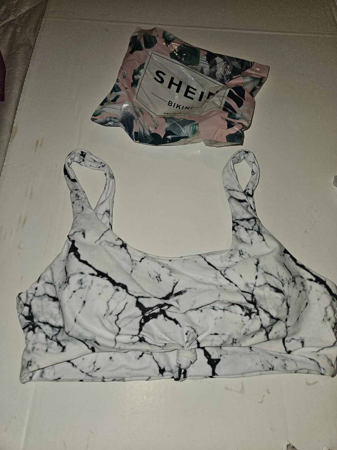 Shein Marble Print Bikini - Size M - photo 2