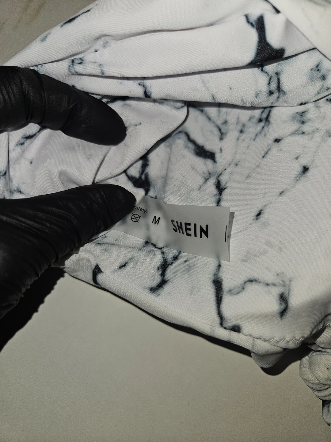 Shein Marble Print Bikini - Size M - photo 3