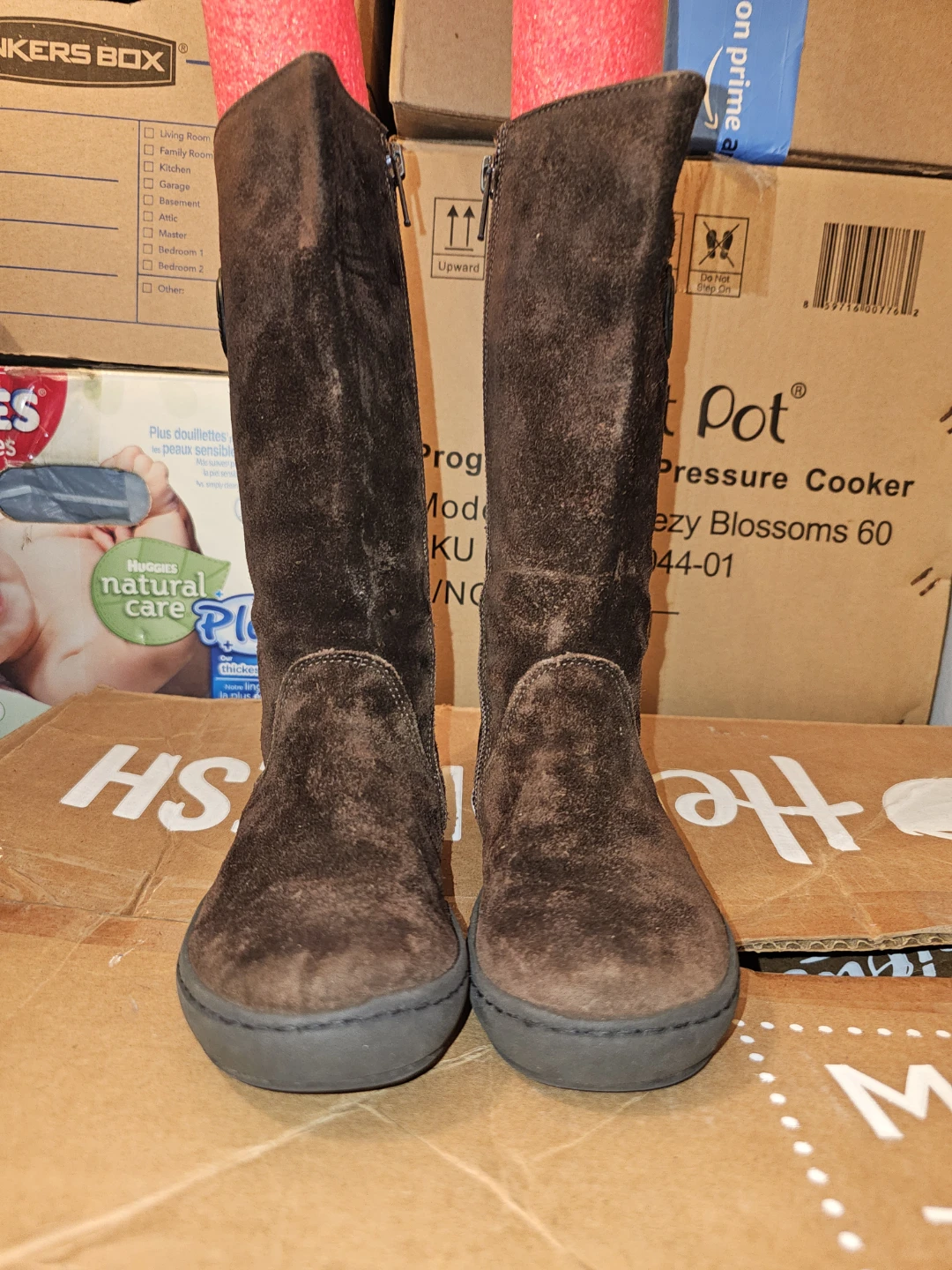 John Galliano Suede Boots for Girls