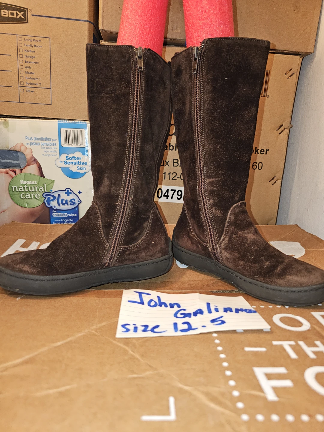 John Galliano Suede Boots for Girls - photo 3