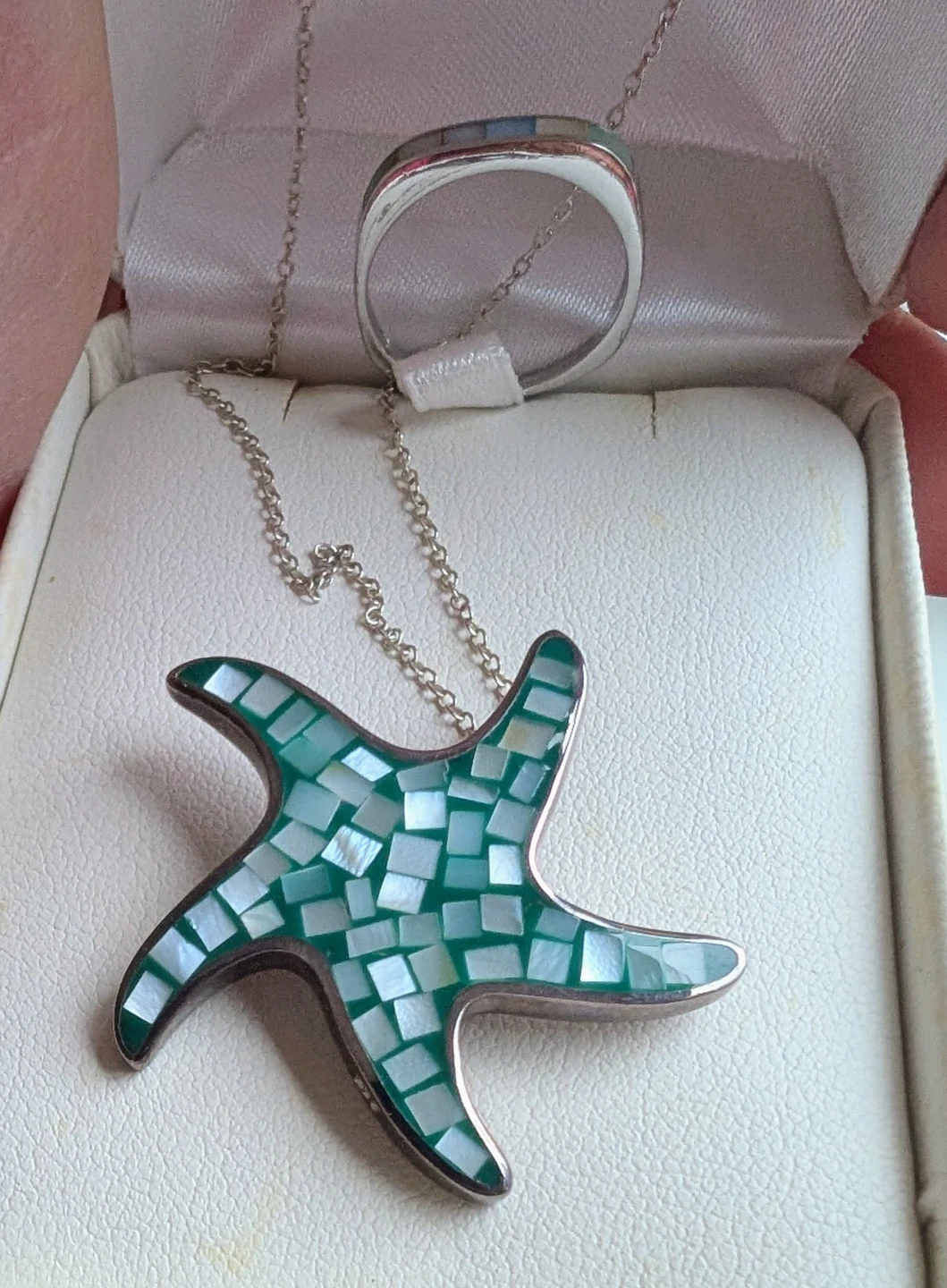 Pearl Factory Starfish Necklace & Ring Set - photo 3