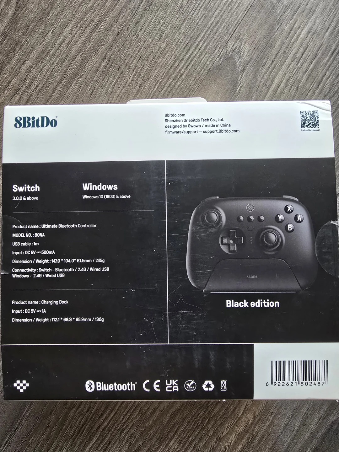 8BitDo Ultimate Bluetooth Controller - Black Edition - photo 4
