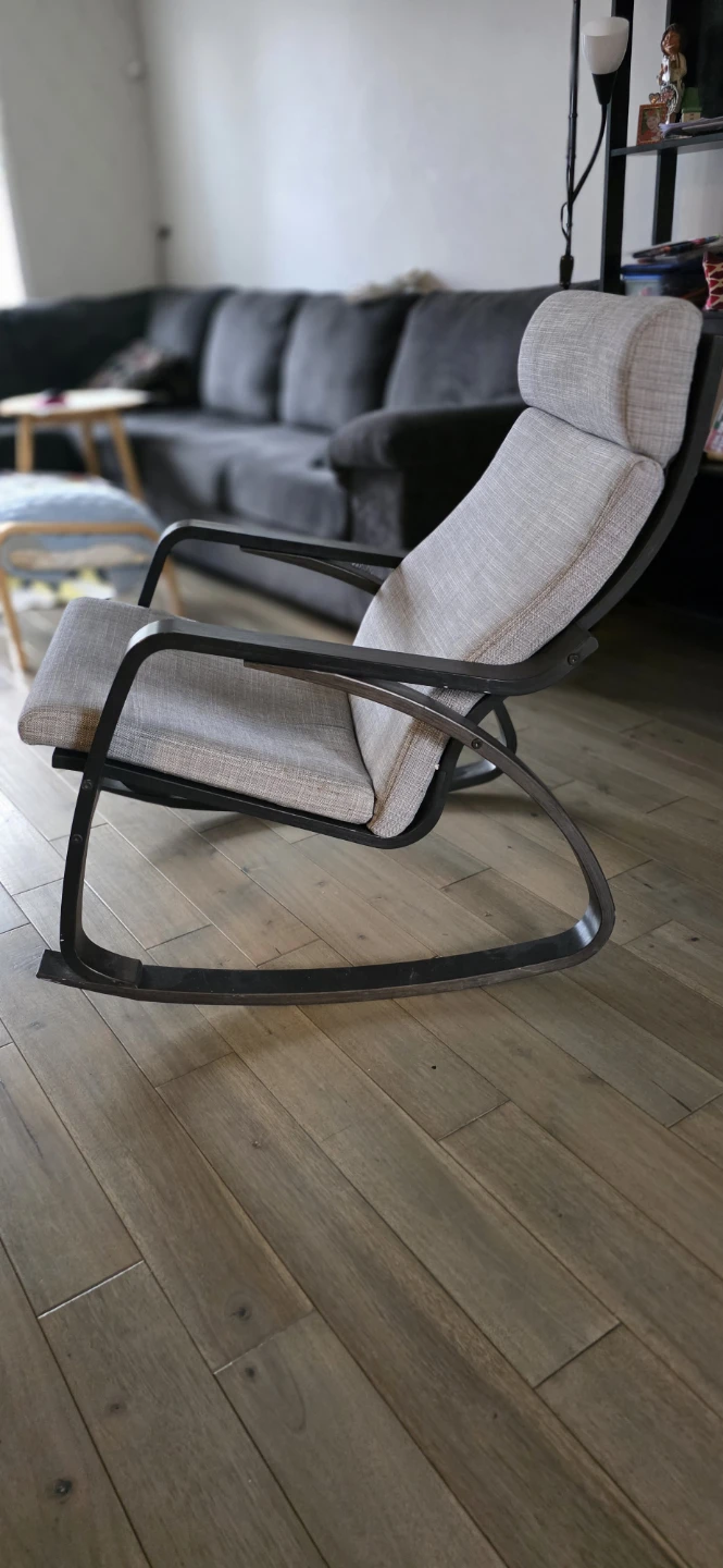 IKEA Poang Rocking Chair - gray