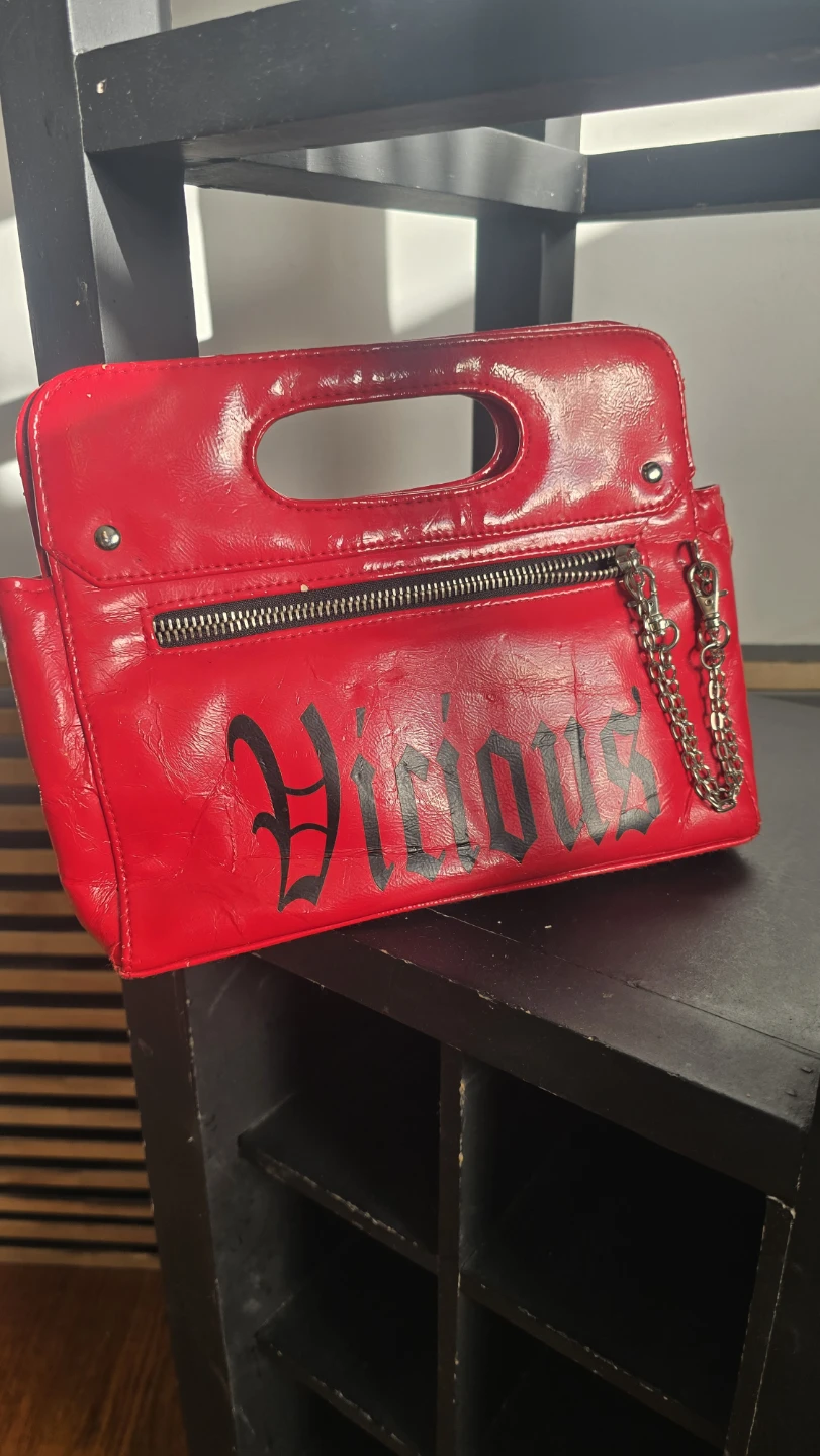 Vintage Red 'Vicious' Handbag
