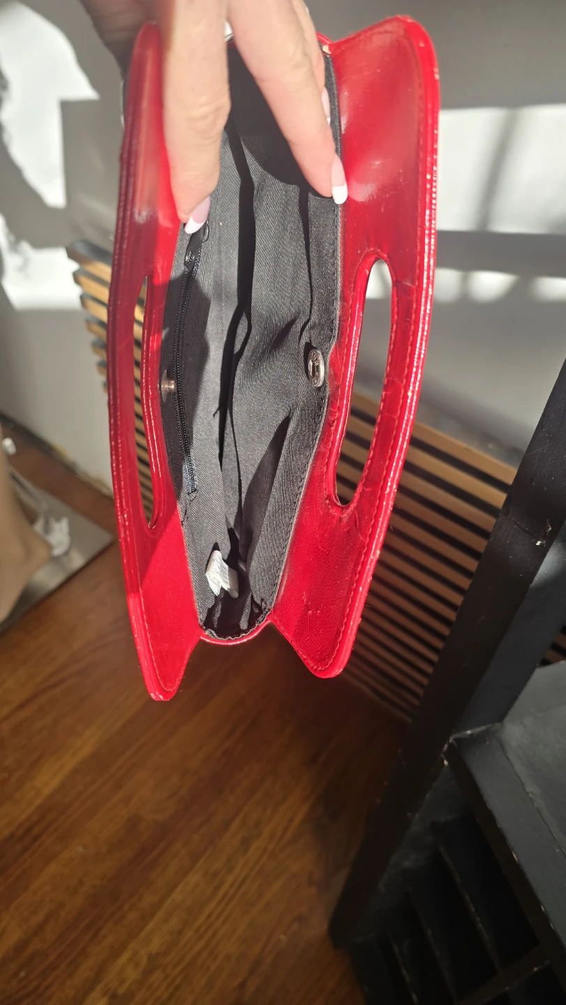 Vintage Red 'Vicious' Handbag - photo 3
