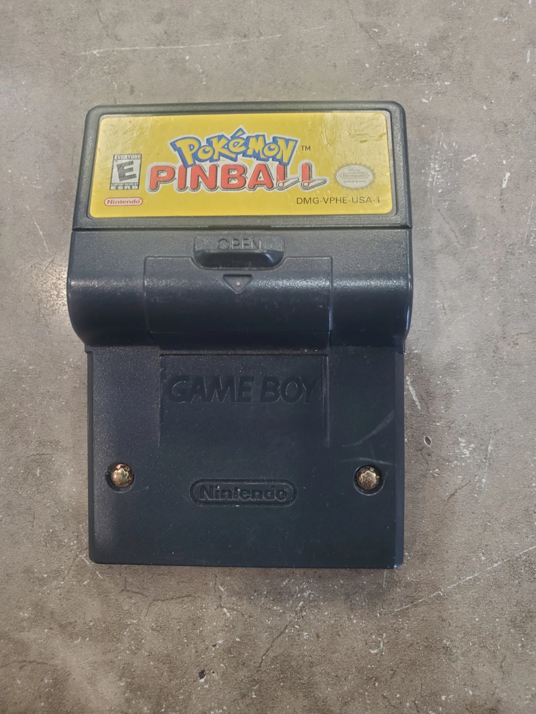 Pokemon Pinball Game Boy Cartridge