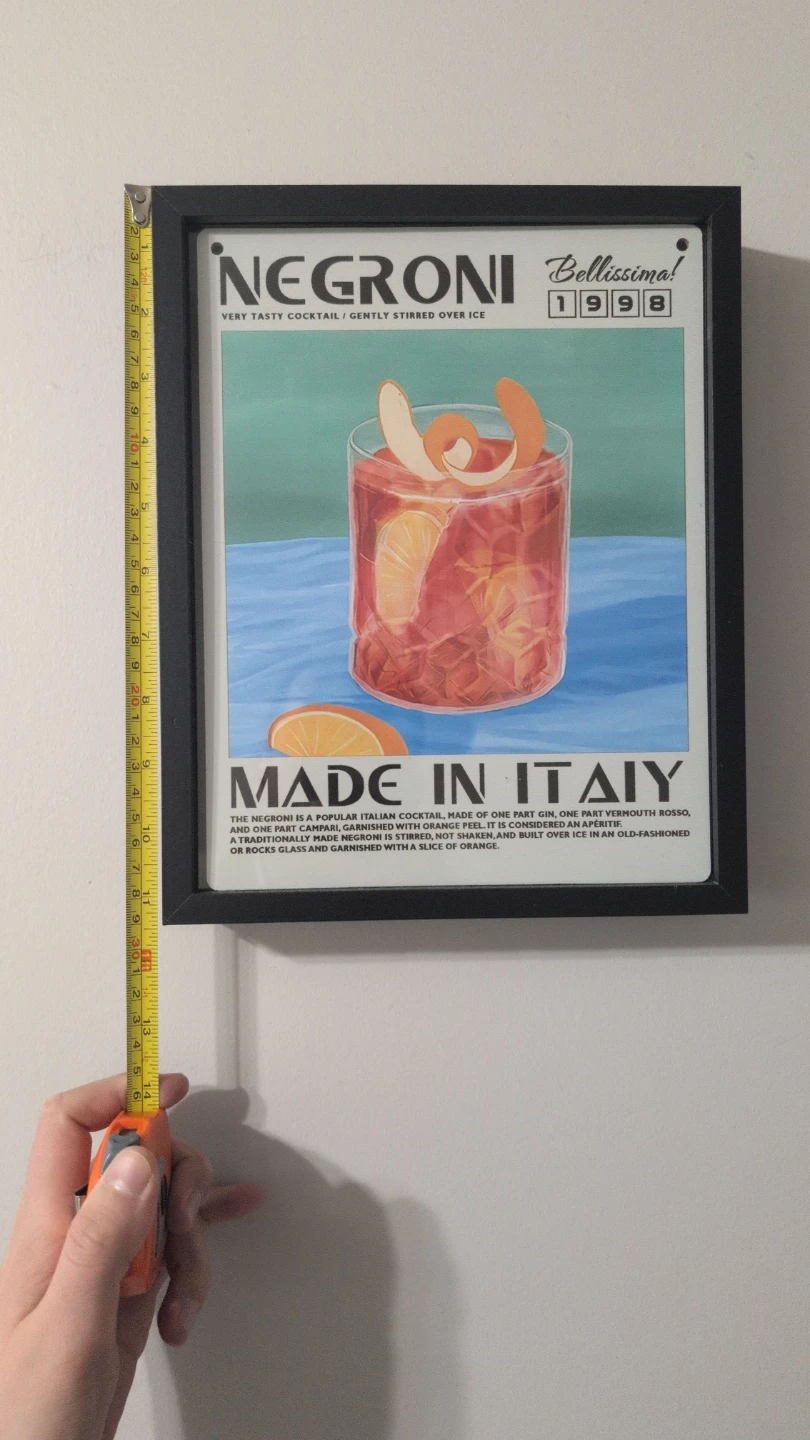 Negroni 'Bellissima! 1998' Framed Print