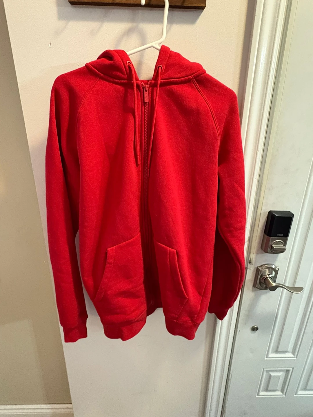 CSG Red Zip-Up Hoodie - Size M