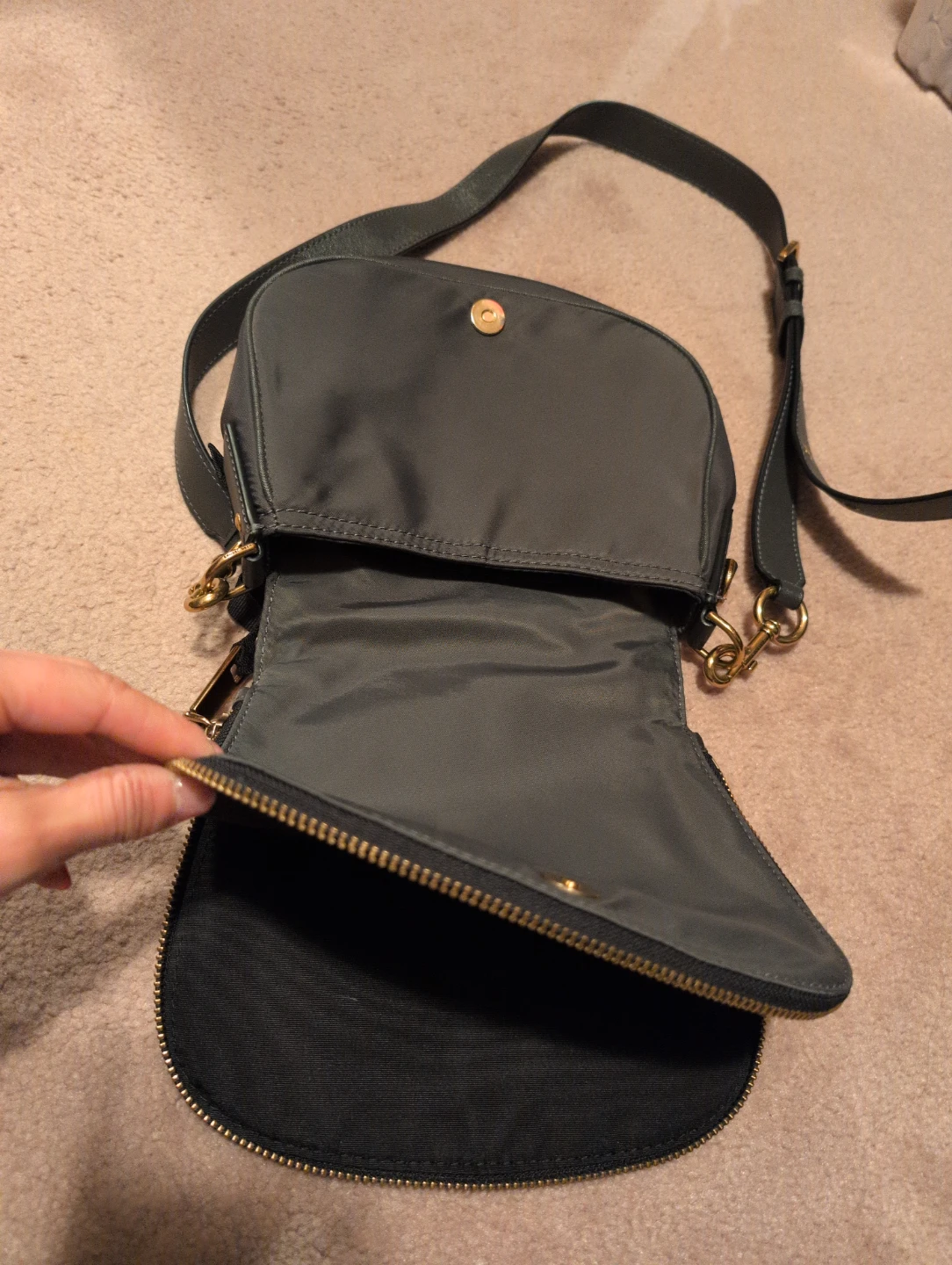 Marc Jacobs Grey Nylon Crossbody Bag - photo 3