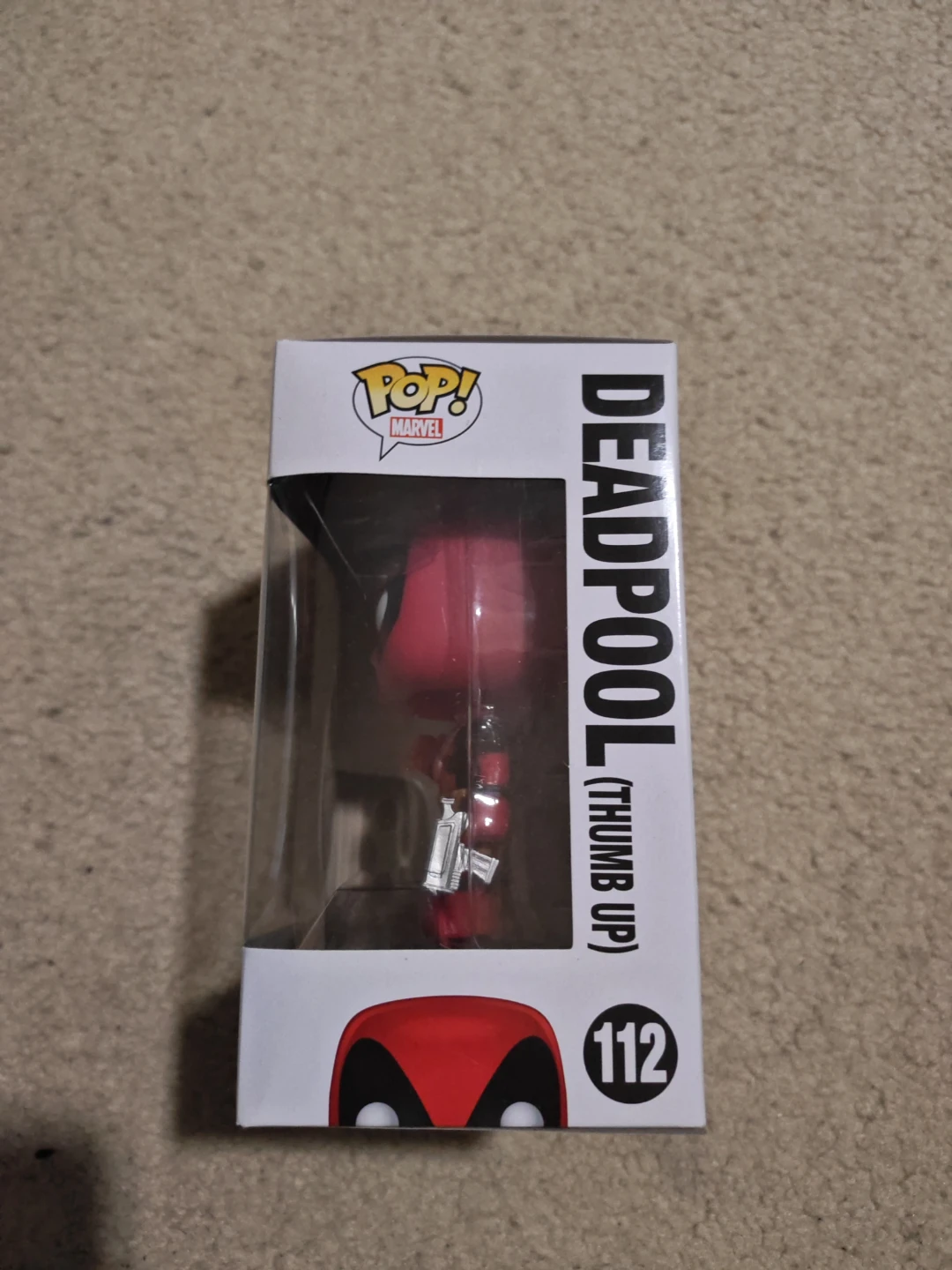 Funko Pop! Marvel Deadpool 112 (Thumb Up) Vinyl Figure - photo 2