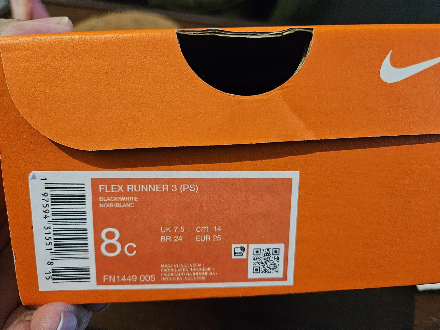 Nike Flex Runner 3 (PS) Toddler Shoes Brand new Size 8 C - photo 3