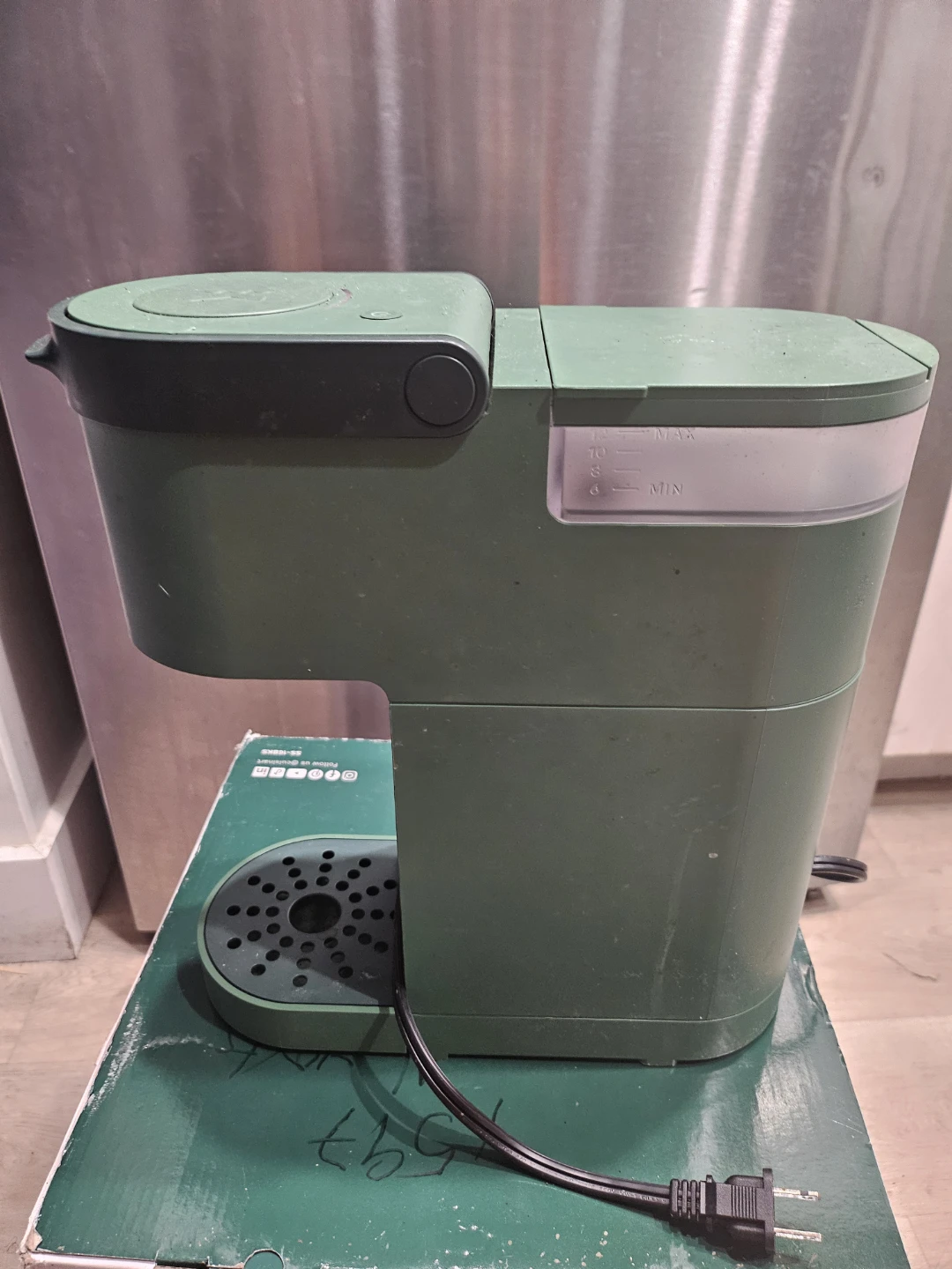 Green Single-Serve Coffee Maker