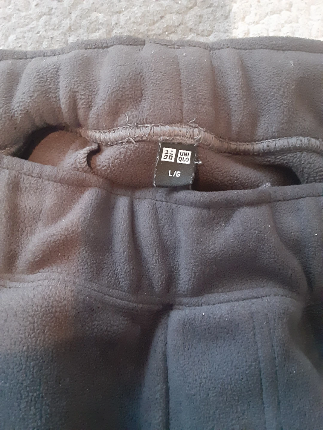 UNIQLO Fleece Pants - Grey, Size L - photo 2