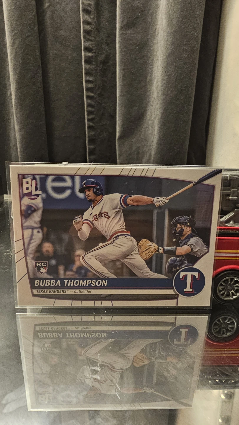 Bubba Thompson Texas Rangers Baseball Card