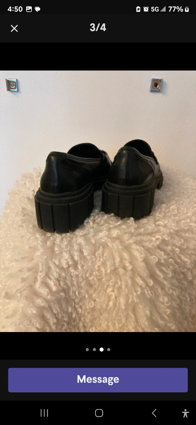 Steve Madden Black Loafers - Women's Size 8 - photo 3