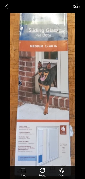 PetSafe Sliding Glass Pet Door (Medium) - photo 2