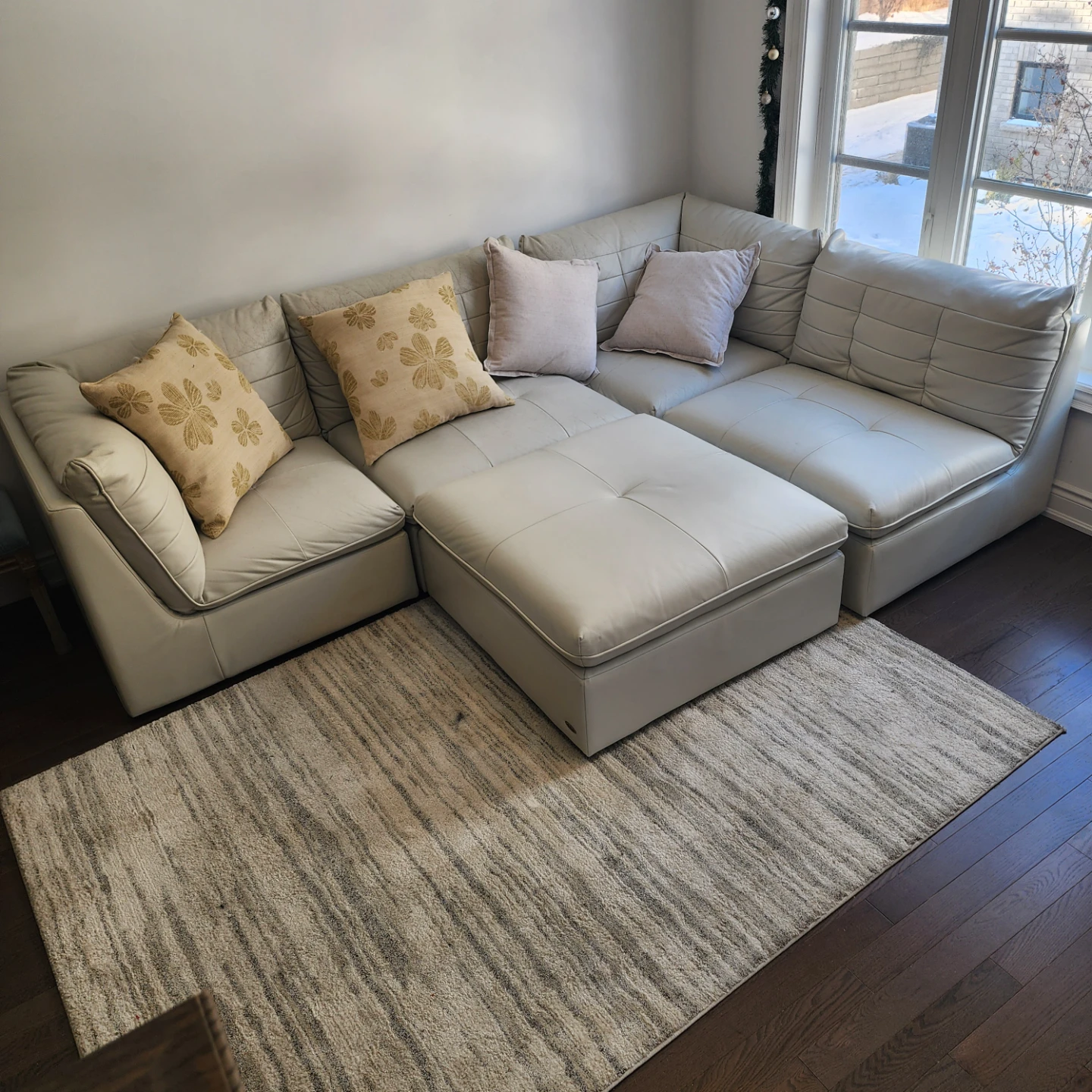 Modular Sectional Sofa - Light Grey - photo 2