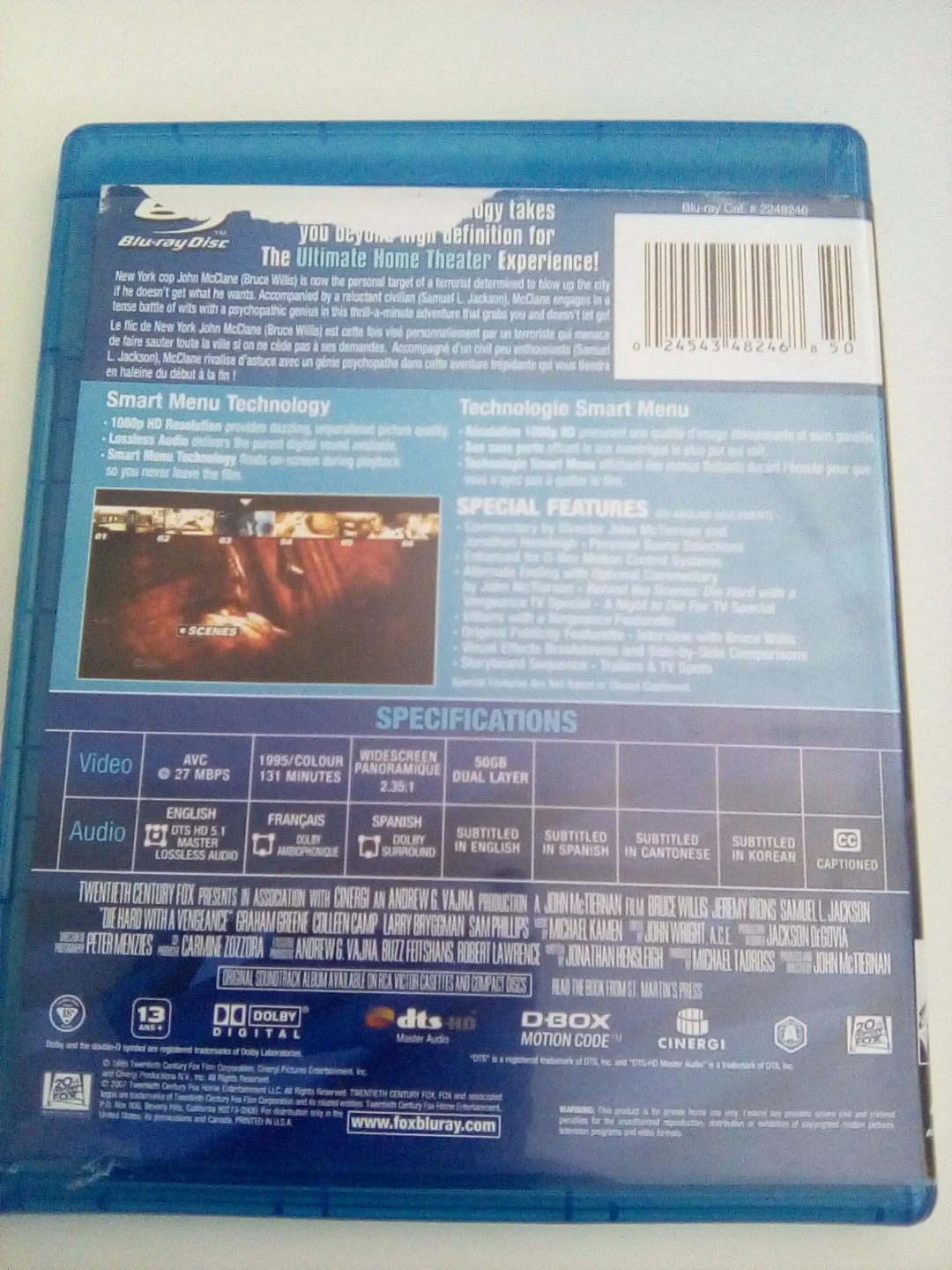 Die Hard With A Vengeance Blu-ray Disc - photo 2