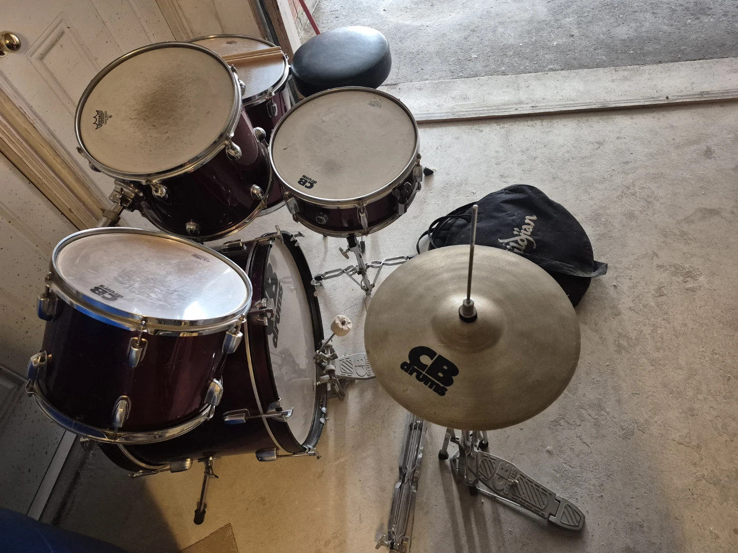 CB Drums Set - Burgundy - photo 3