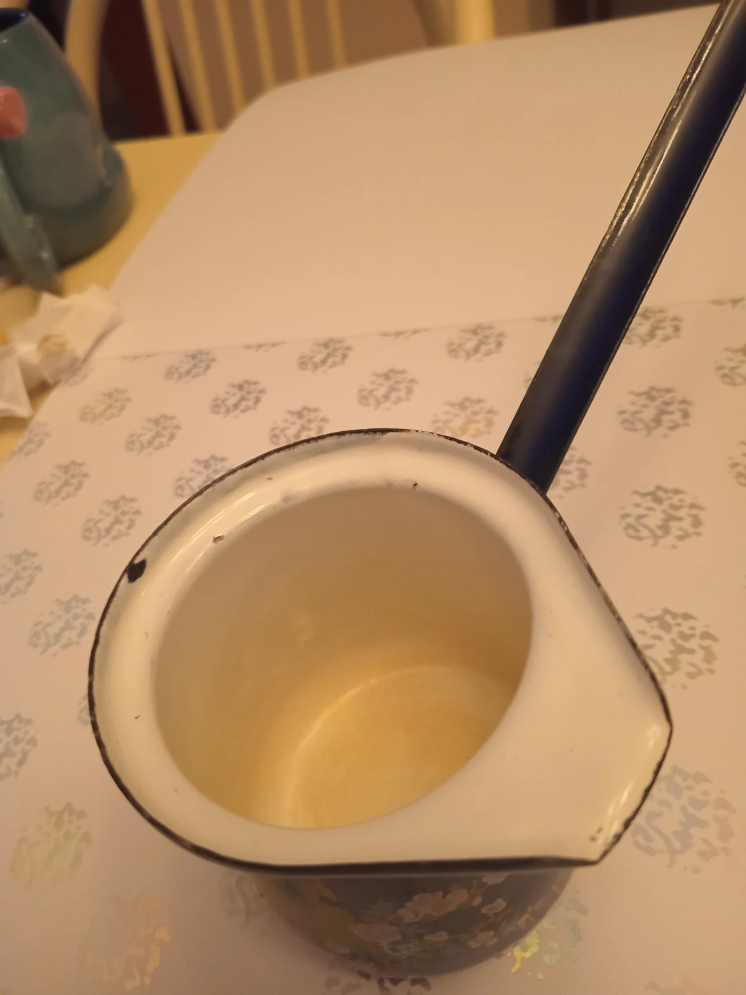 Vintage Enamelware Coffee Pot - photo 2