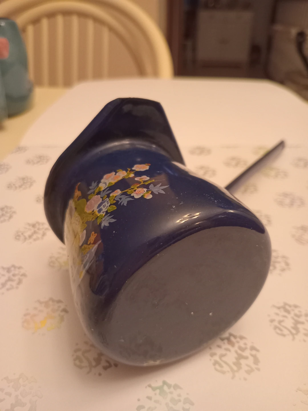 Vintage Enamelware Coffee Pot - photo 3