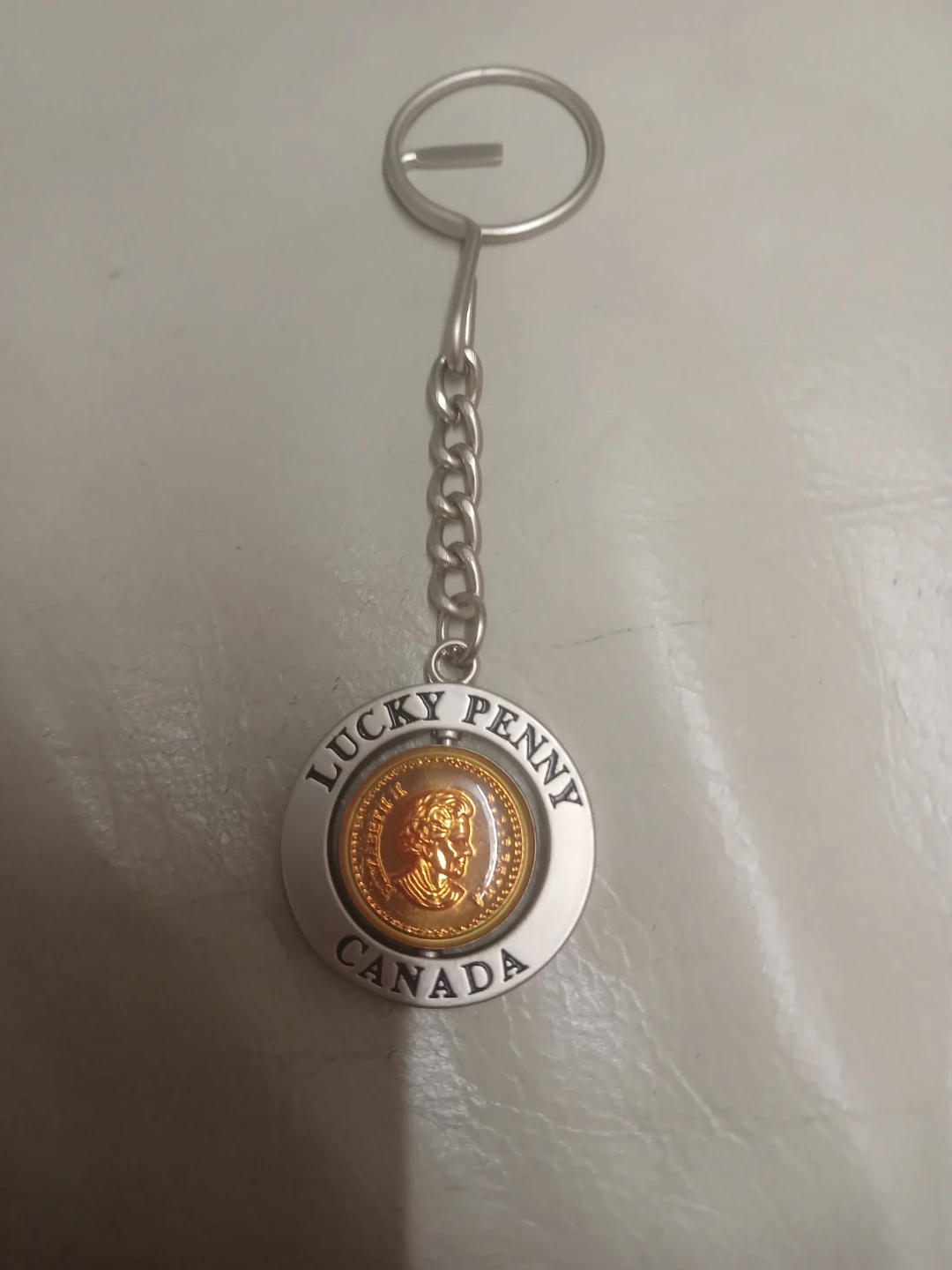 Lucky Penny Canada Keychain