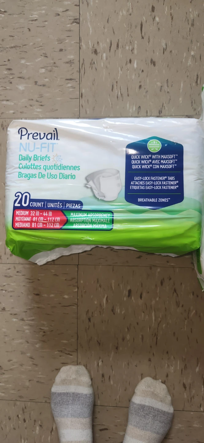 Prevail Nu-Fit Daily Briefs - Medium - 20 Count