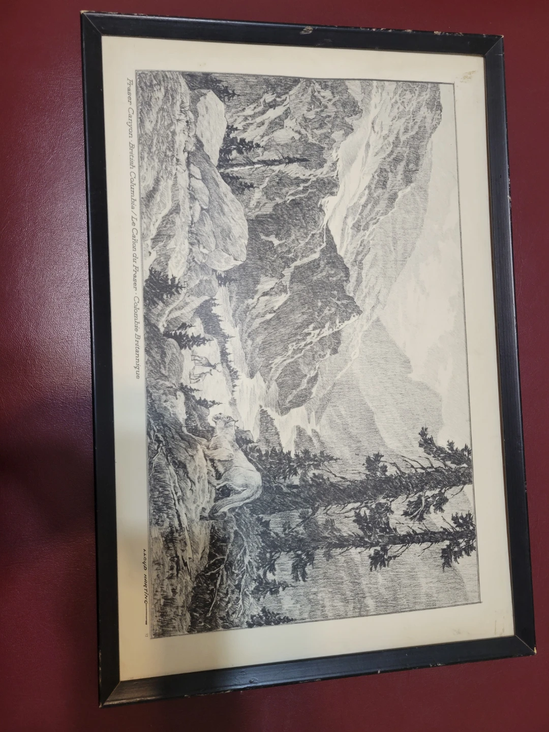 Lloyd Harting Art Print - Fraser Canyon British Columbia - photo 2