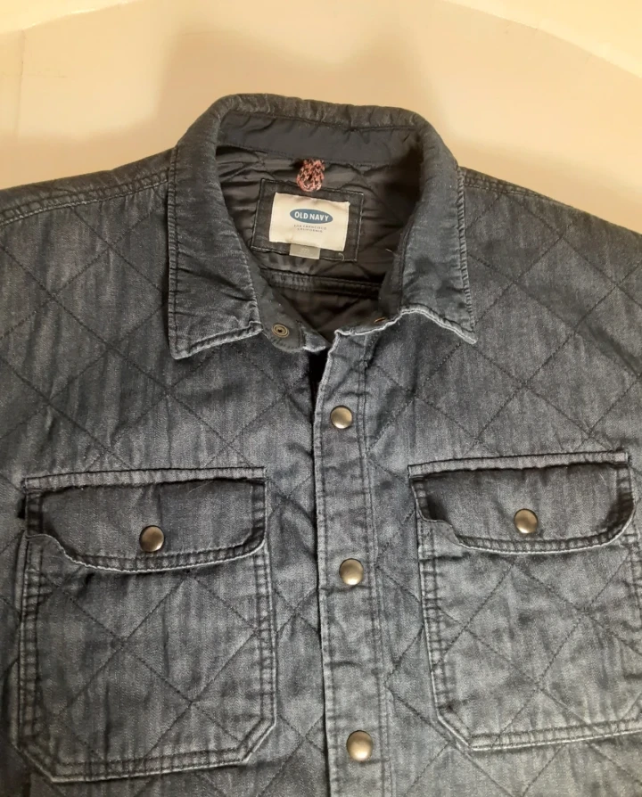 Quilted Denim Jacket | Old Navy XXL