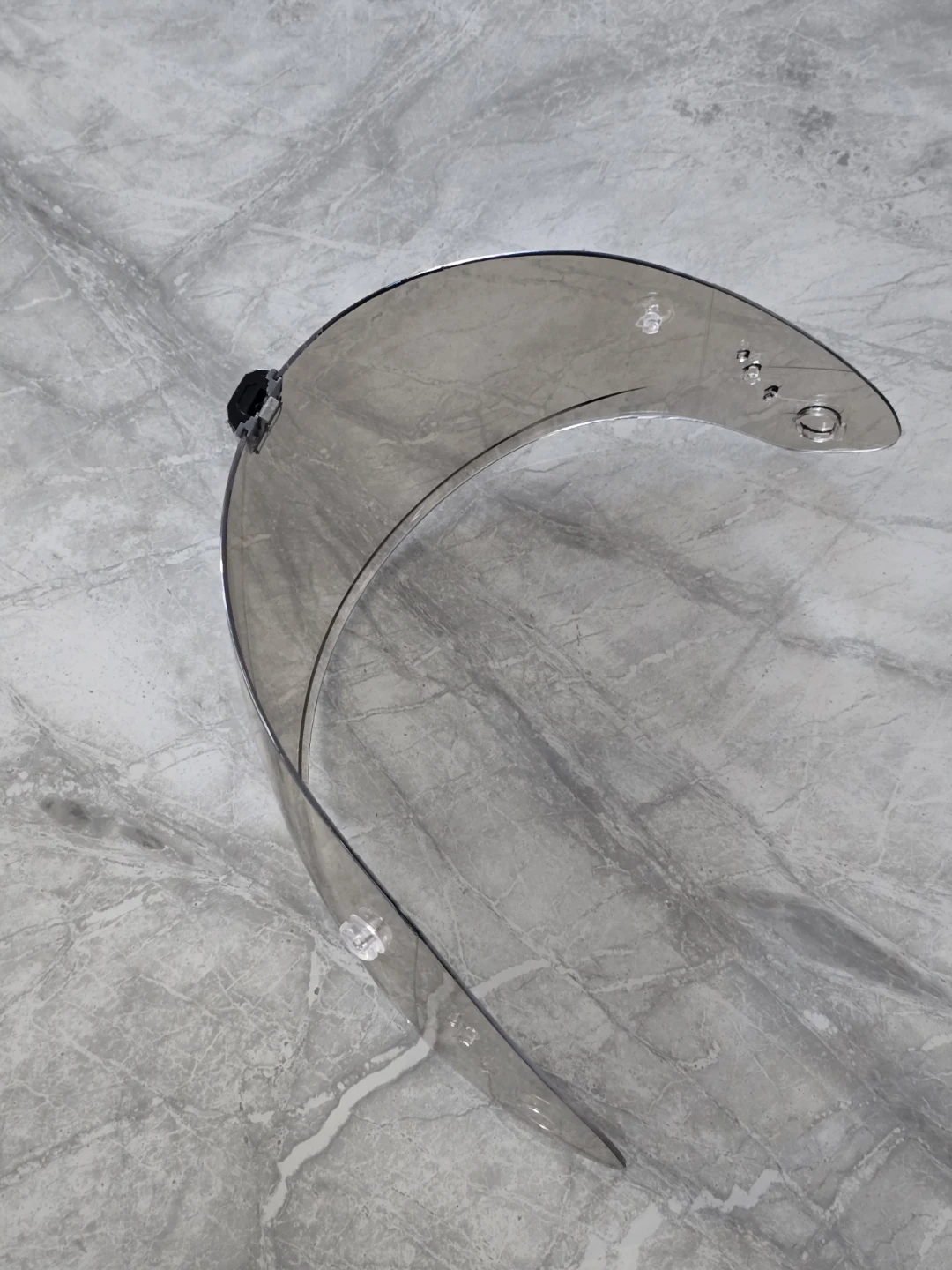 Motorcycle Helmet Visor Clear Silver - photo 2