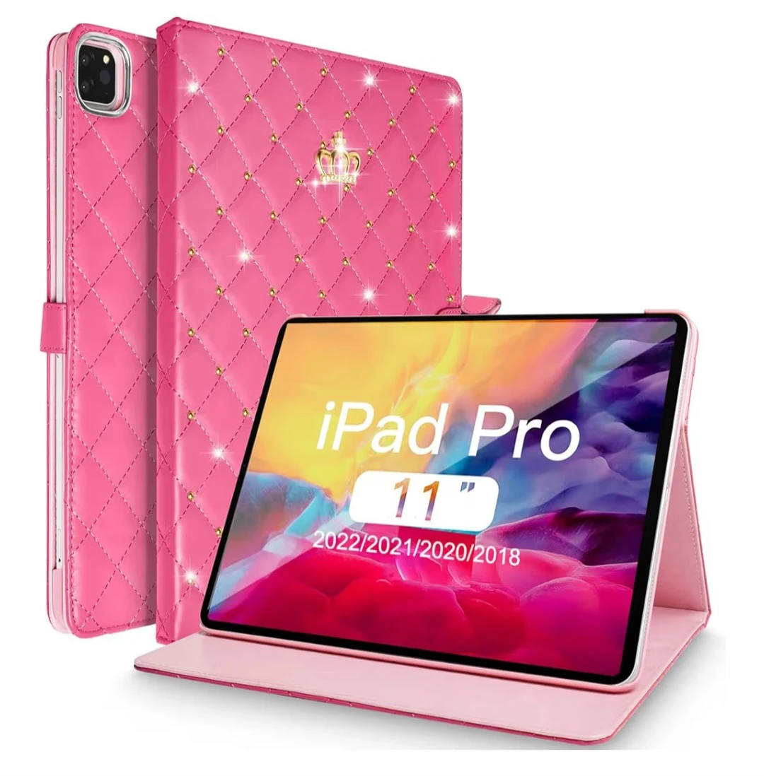 Pink Quilted iPad Pro 11" Case