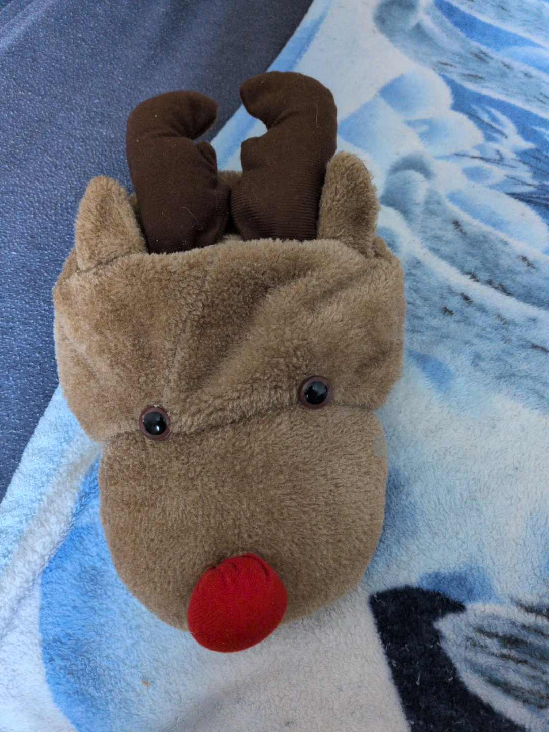 Reindeer Plush Christmas Hat - photo 2