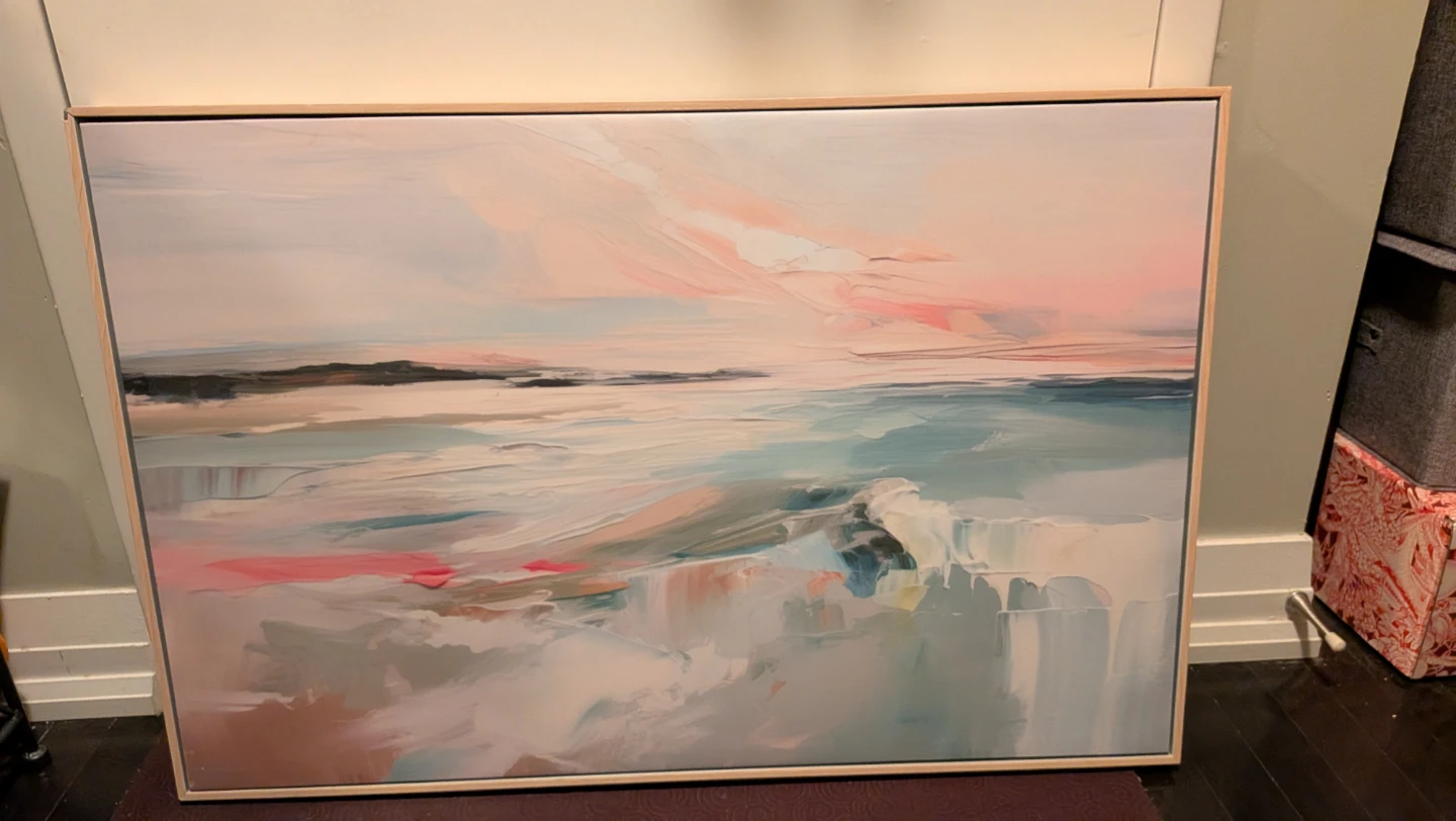 Framed Scenic Abstract Art