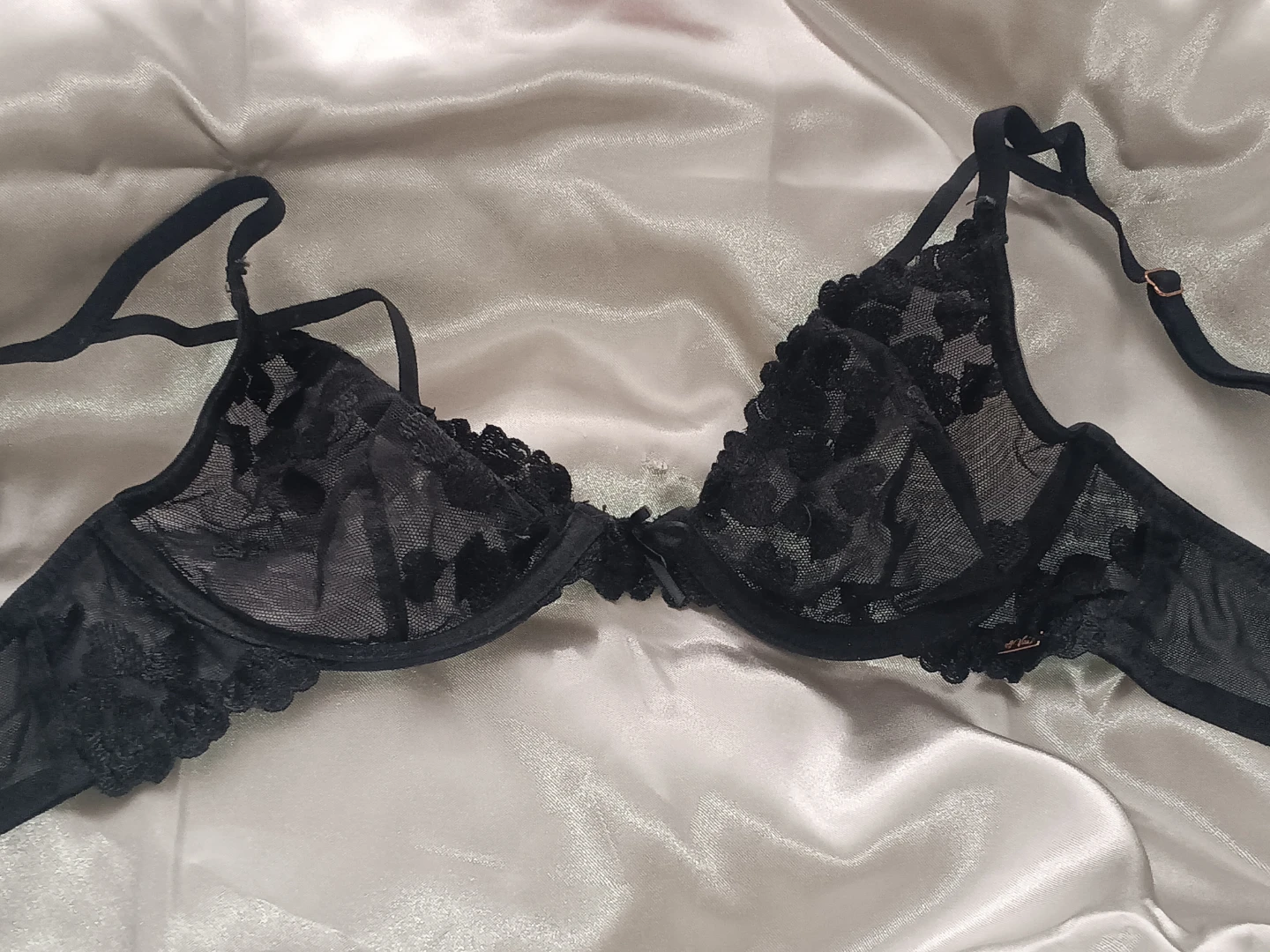 Ann Summers Black Lace Bra, Size 34A