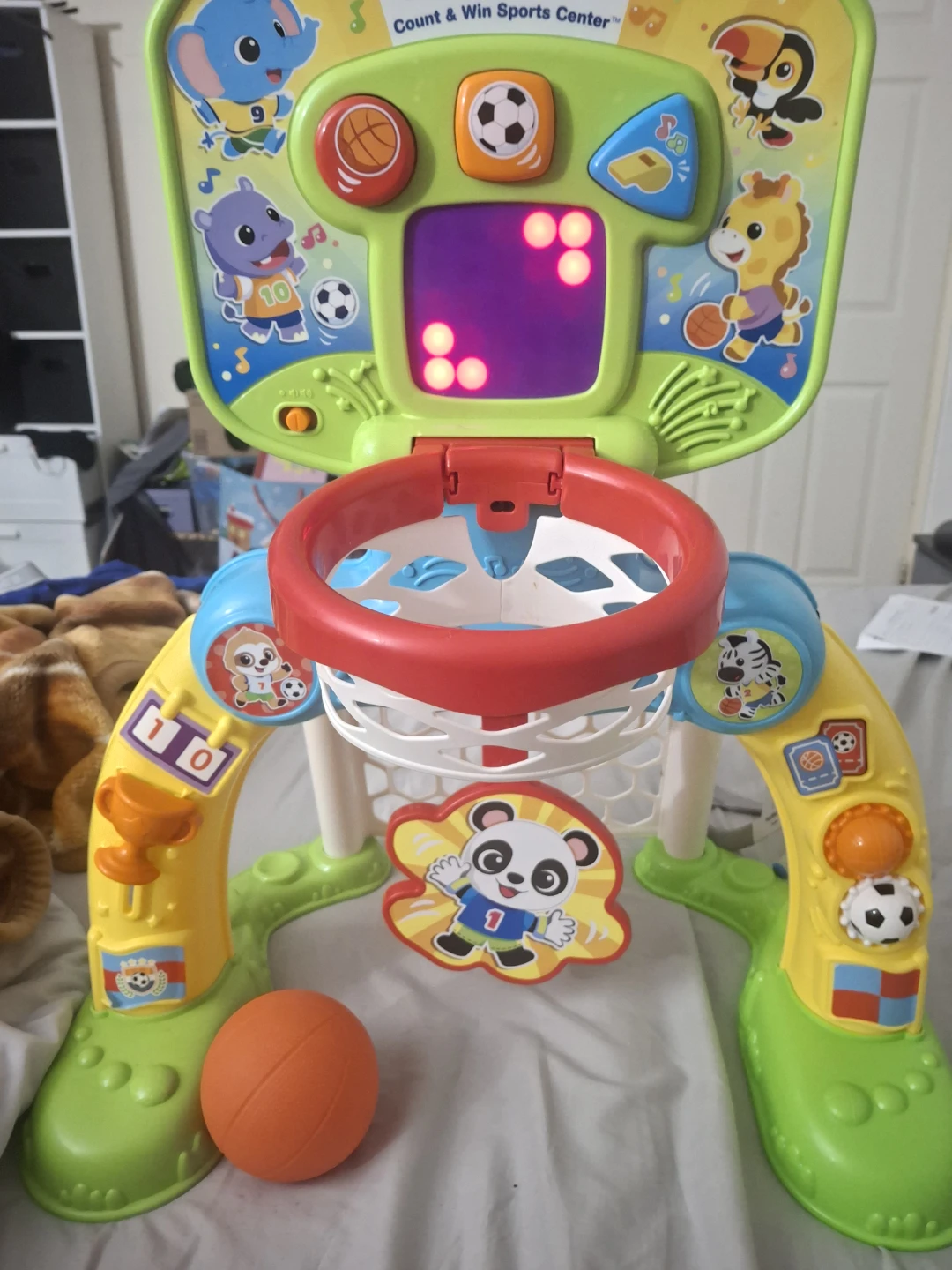 VTech Count & Win Sports Center Basketball Hoop Toy