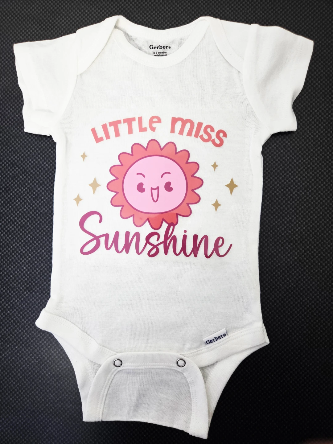 Custom Little Miss Sunshine Onesie (0-3 Months)