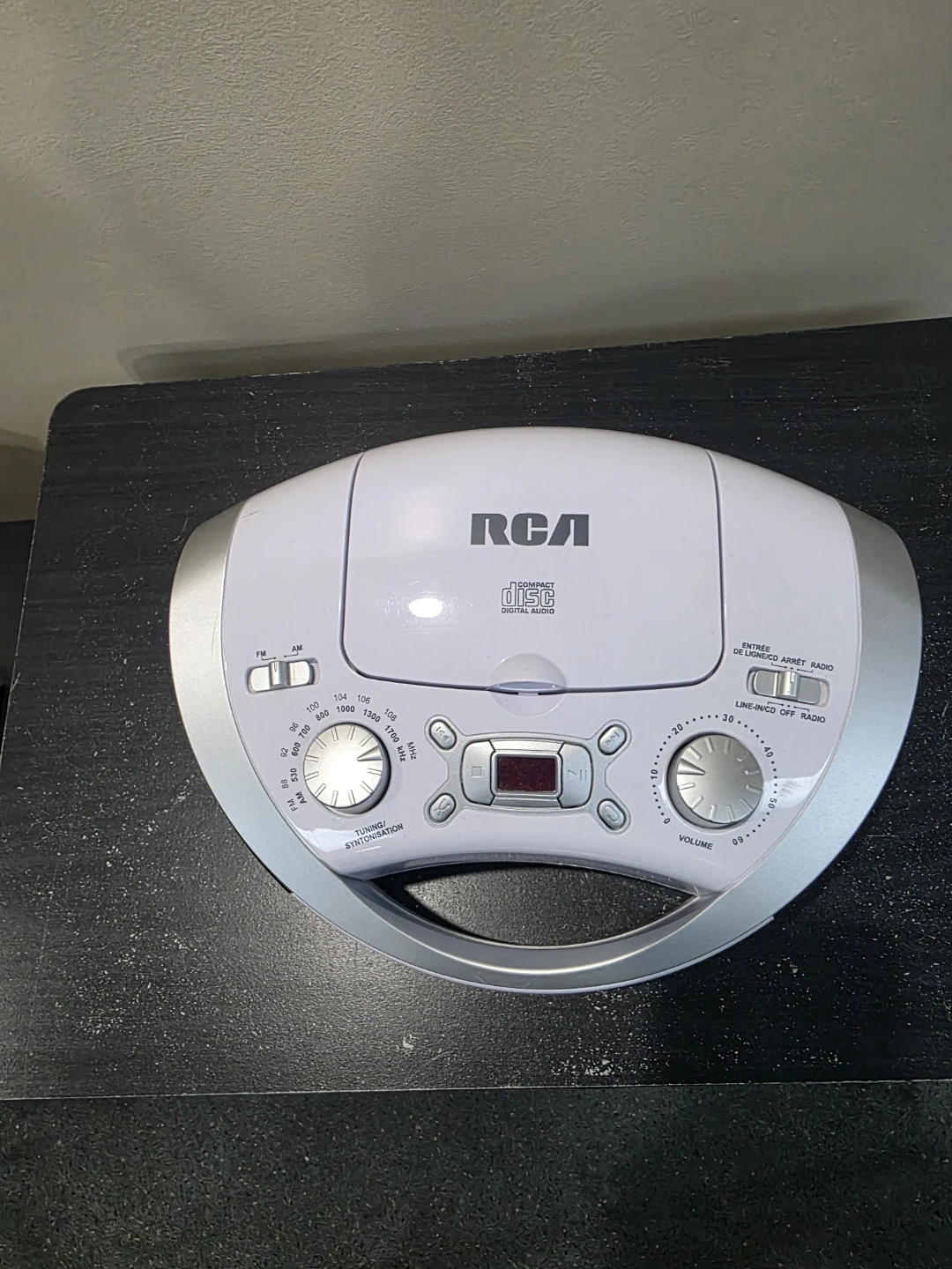 RCA CD Player Boombox AM/FM Radio